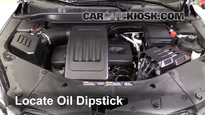 2016 Chevrolet Equinox LT 2.4L 4 Cyl. Aceite Controlar nivel de aceite